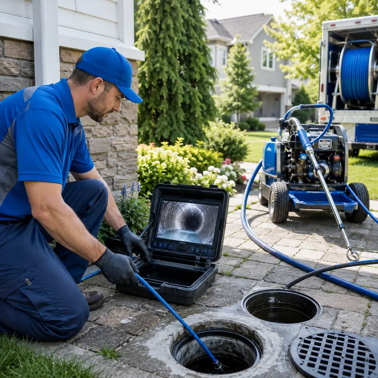 Outdoor drain cleaning professionals serving Cyclone, PA